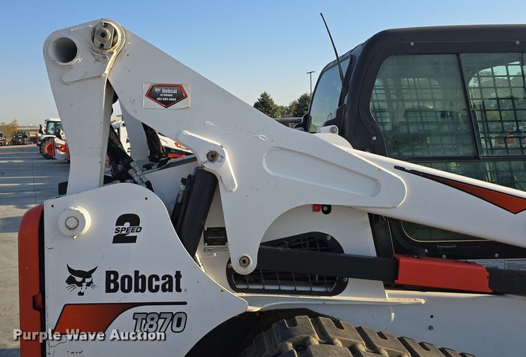 image for item DW3782 2019 Bobcat T870 tracked skid steer loader