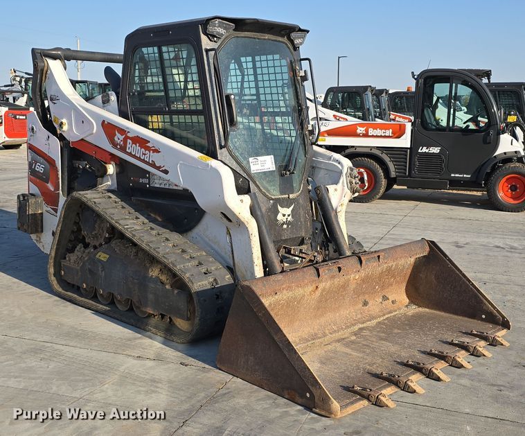 image for item DW3783 2021 Bobcat T66 tracked skid steer loader