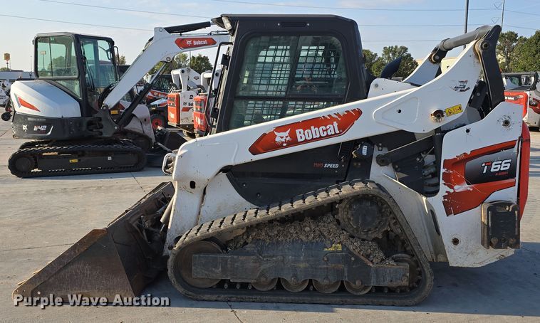 image for item DW3783 2021 Bobcat T66 tracked skid steer loader