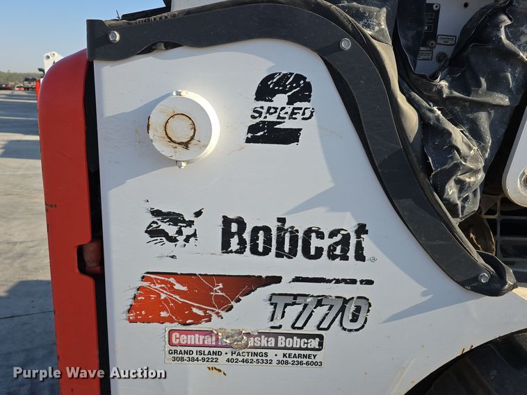 image for item DW3784 2019 Bobcat T770 tracked skid steer loader