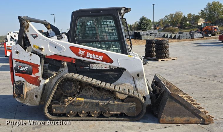image for item DW3785 2021 Bobcat T66 tracked skid steer loader