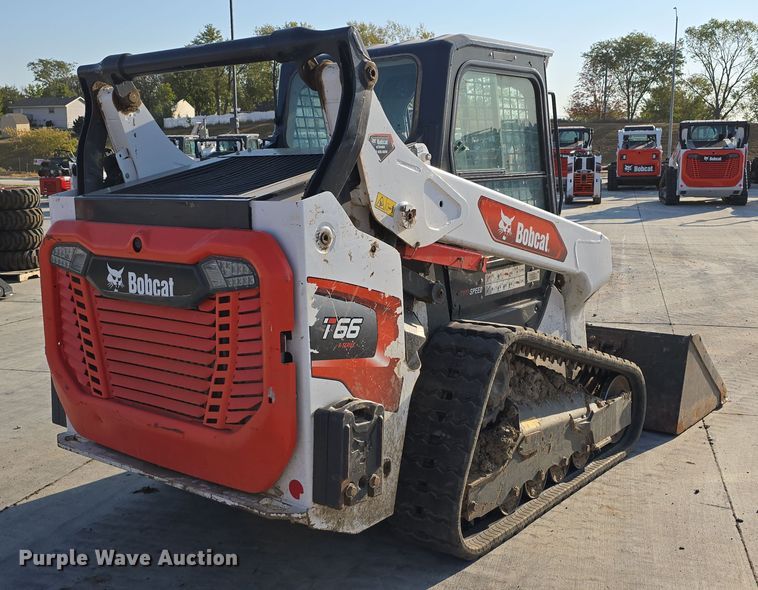 image for item DW3785 2021 Bobcat T66 tracked skid steer loader