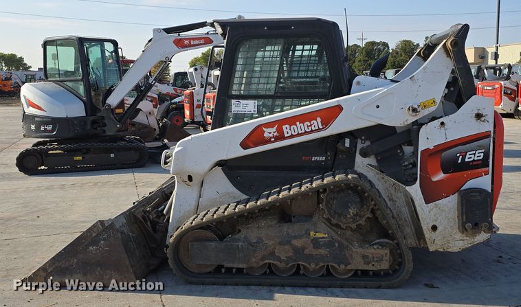 image for item DW3785 2021 Bobcat T66 tracked skid steer loader