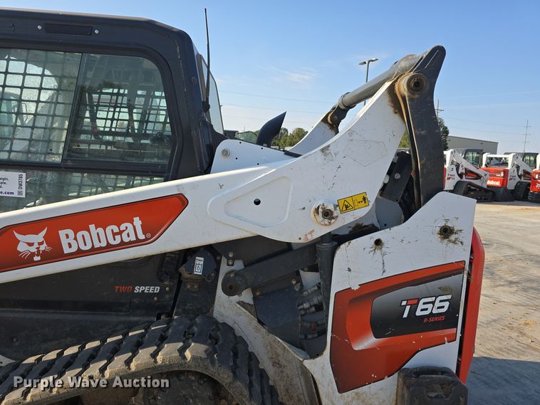 image for item DW3785 2021 Bobcat T66 tracked skid steer loader