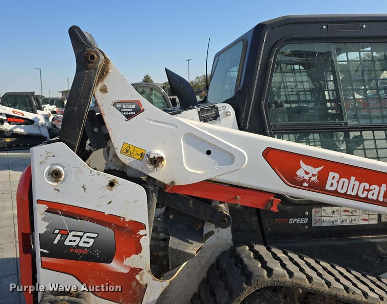 image for item DW3785 2021 Bobcat T66 tracked skid steer loader