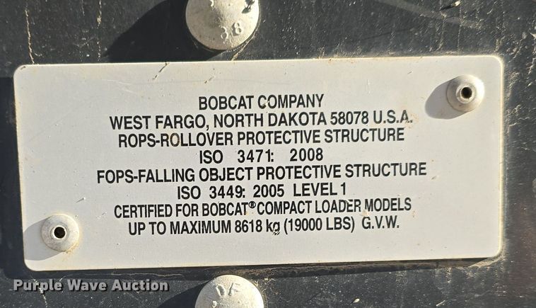 image for item DW3785 2021 Bobcat T66 tracked skid steer loader