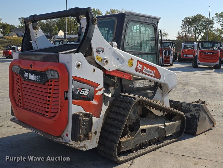 image for item DW3786 2021 Bobcat T66 tracked skid steer loader