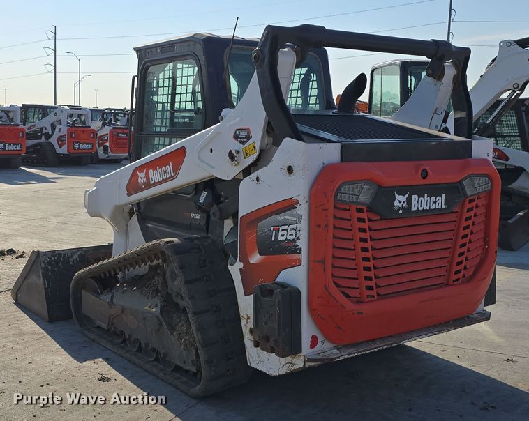 image for item DW3786 2021 Bobcat T66 tracked skid steer loader