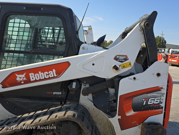 image for item DW3786 2021 Bobcat T66 tracked skid steer loader