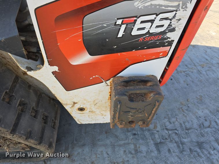 image for item DW3786 2021 Bobcat T66 tracked skid steer loader