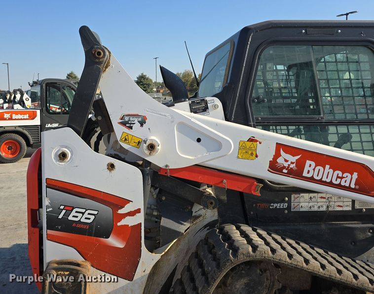image for item DW3786 2021 Bobcat T66 tracked skid steer loader