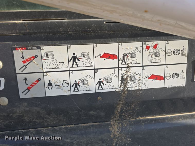 image for item DW3786 2021 Bobcat T66 tracked skid steer loader