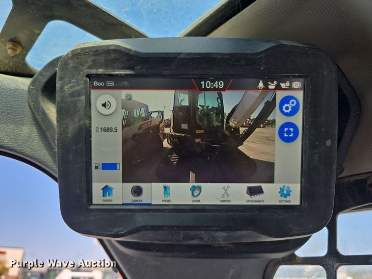 image for item DW3786 2021 Bobcat T66 tracked skid steer loader