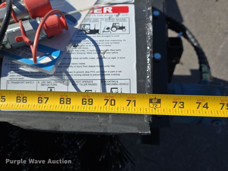 image for item DW3828 2024 Mower King SSAB72 skid steer broom