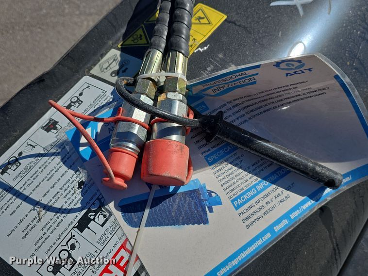 image for item DW3828 2024 Mower King SSAB72 skid steer broom