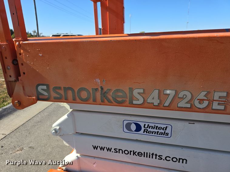 image for item DW3838 2016 Snorkel S4726E scissor lift