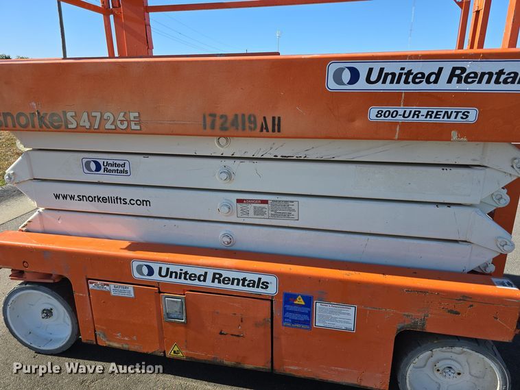 image for item DW3838 2016 Snorkel S4726E scissor lift