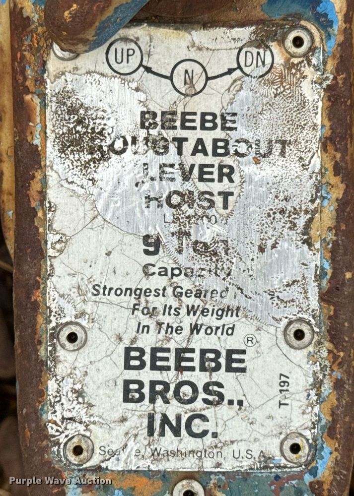 image for item DX1341 Lifting and rigging equipment