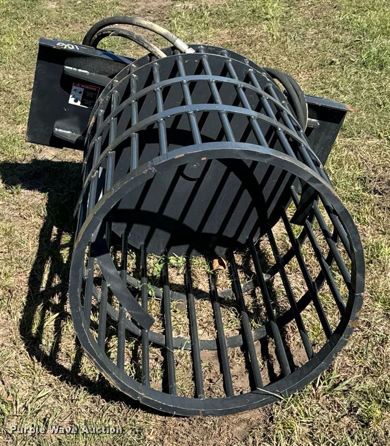 image for item DX1404 JCT Attachments skid steer rock picker