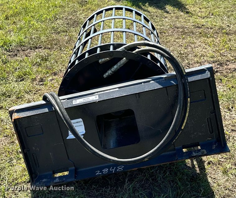 image for item DX1404 JCT Attachments skid steer rock picker