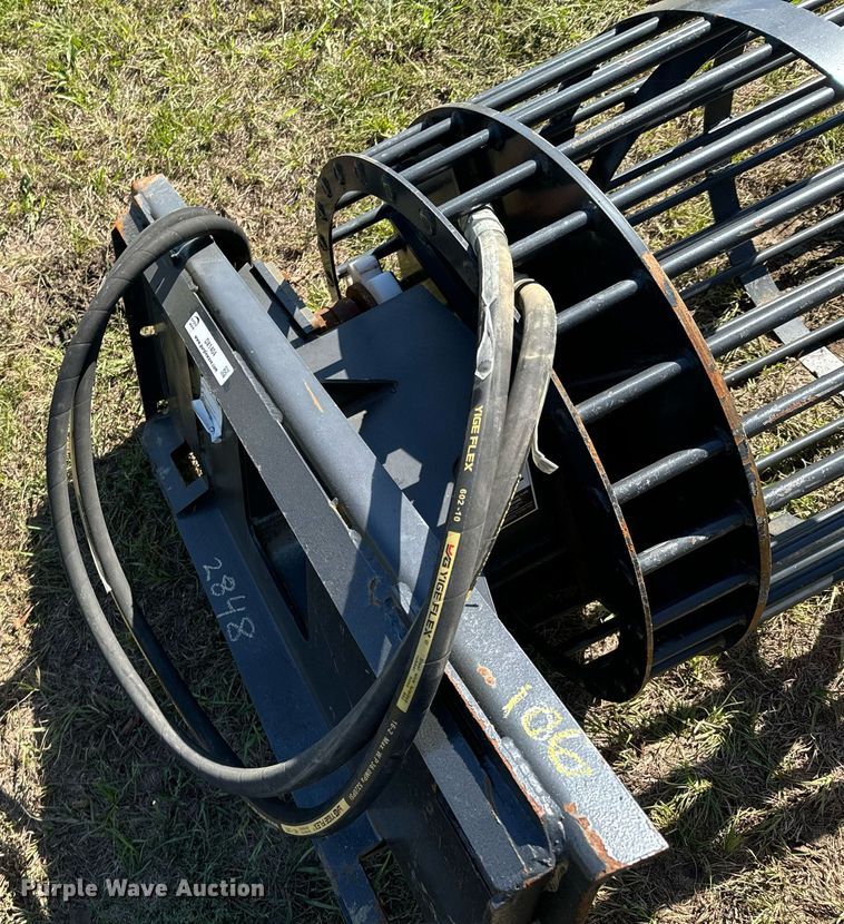 image for item DX1404 JCT Attachments skid steer rock picker