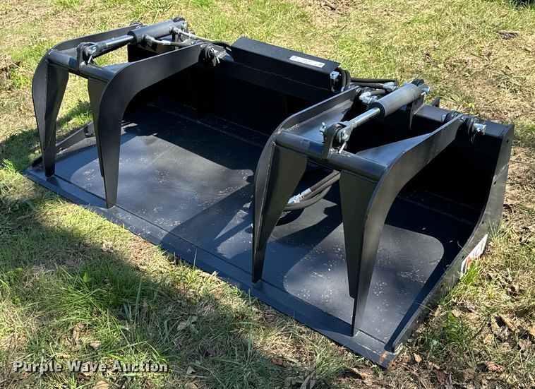 image for item DX1410 JCT Attachments skid steer grapple bucket