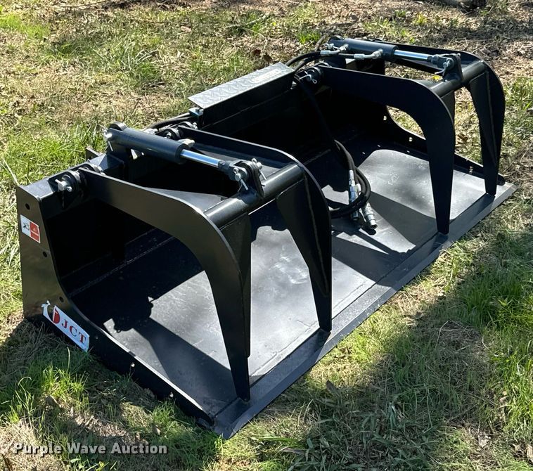 image for item DX1410 JCT Attachments skid steer grapple bucket
