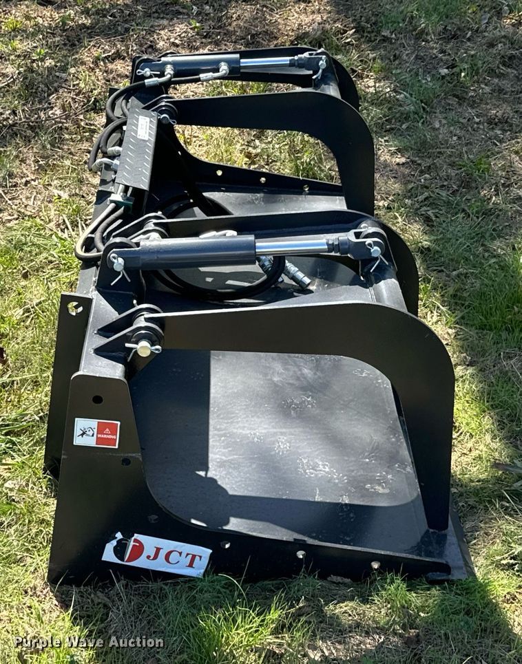 image for item DX1410 JCT Attachments skid steer grapple bucket