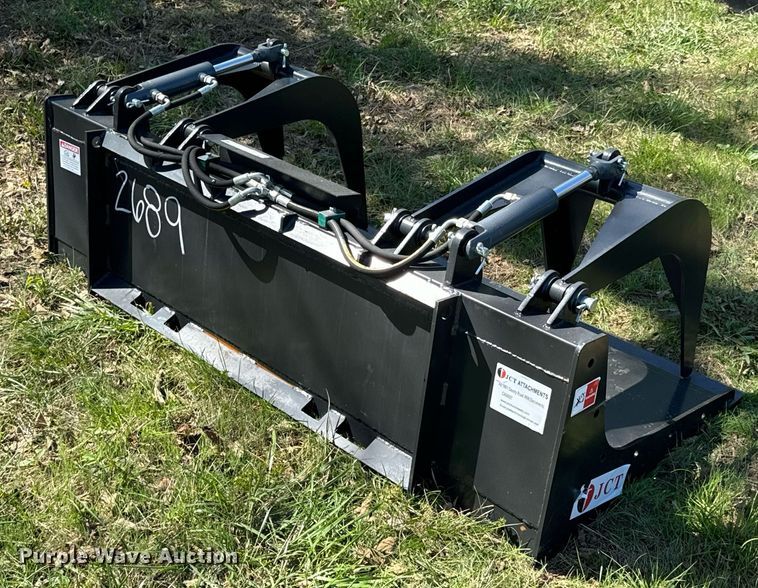 image for item DX1410 JCT Attachments skid steer grapple bucket