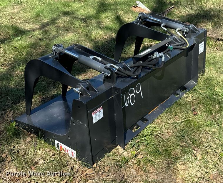 image for item DX1410 JCT Attachments skid steer grapple bucket
