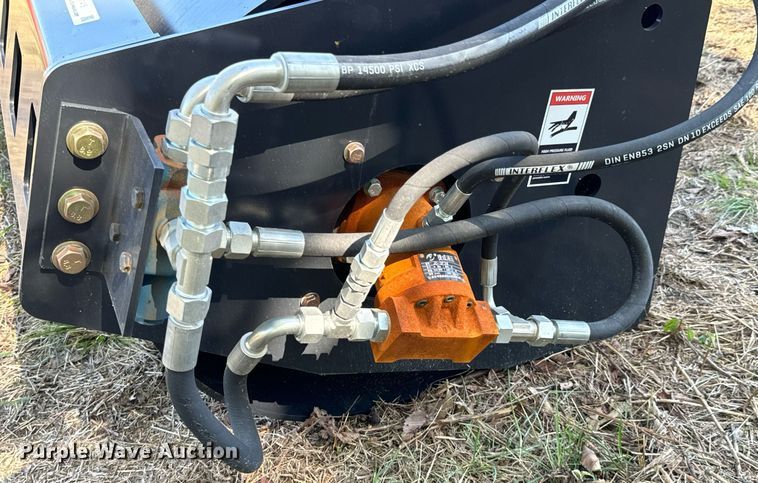 image for item DX1415 JCT Attachments skid steer vibratory roller