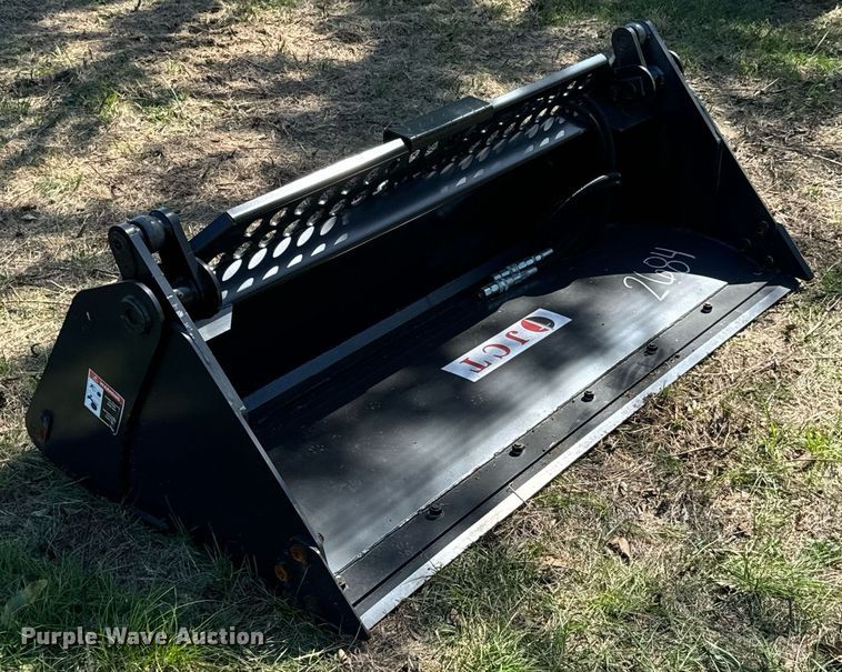 image for item DX1417 JCT Attachments skid steer four-in-one bucket