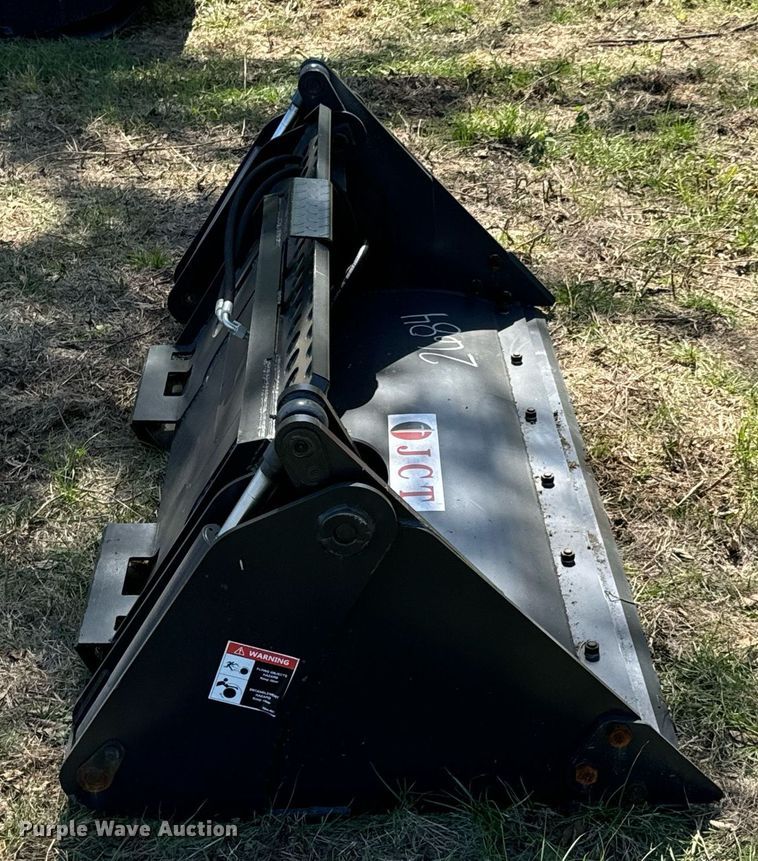 image for item DX1417 JCT Attachments skid steer four-in-one bucket