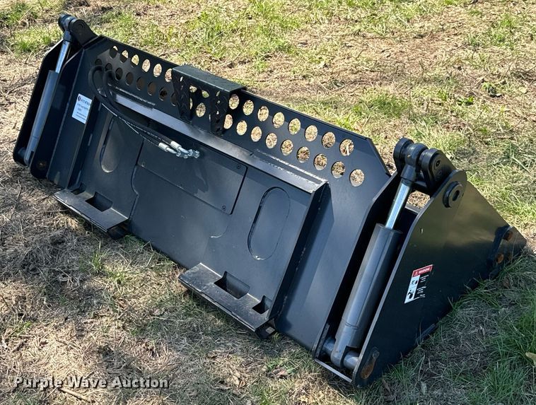 image for item DX1417 JCT Attachments skid steer four-in-one bucket