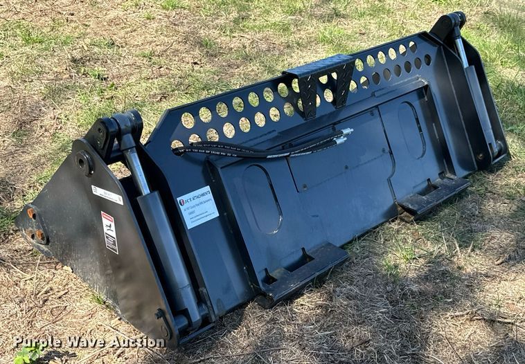 image for item DX1417 JCT Attachments skid steer four-in-one bucket