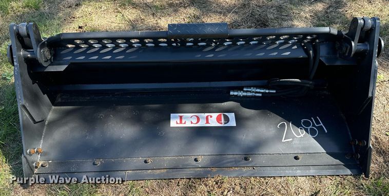 image for item DX1417 JCT Attachments skid steer four-in-one bucket