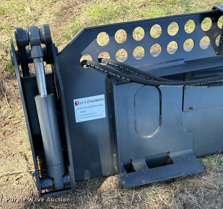 image for item DX1417 JCT Attachments skid steer four-in-one bucket