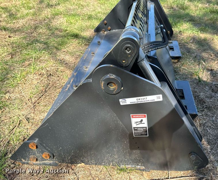 image for item DX1417 JCT Attachments skid steer four-in-one bucket