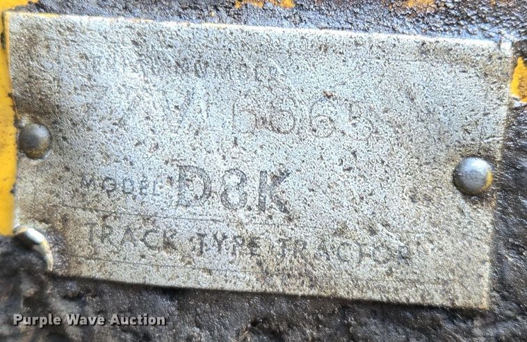 image for item EE8543 1977 Caterpillar  D8K dozer