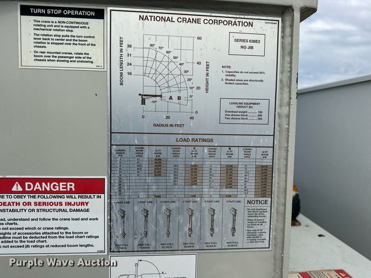 image for item EG1086 2012 Freightliner  Business Class M2 crane truck