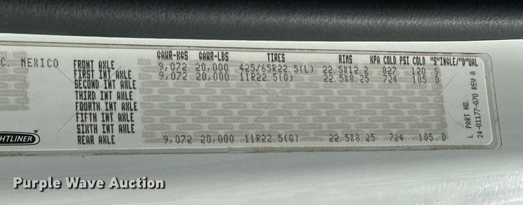 image for item EG1086 2012 Freightliner  Business Class M2 crane truck