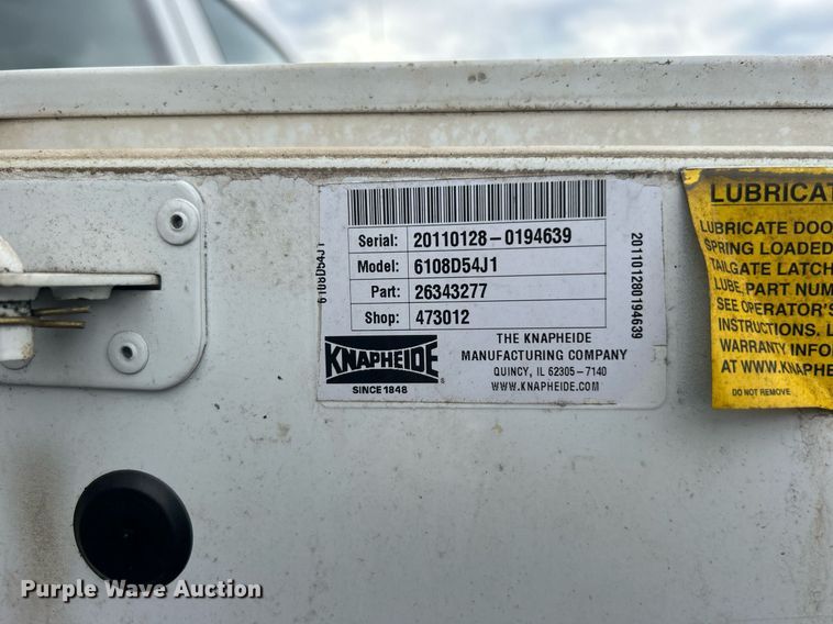 image for item EG1089 2011 Ford F450 Super Duty utility / service truck