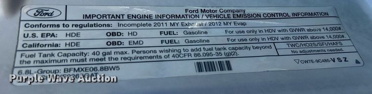 image for item EG1099 2012 Ford F550 Super Duty  bucket truck