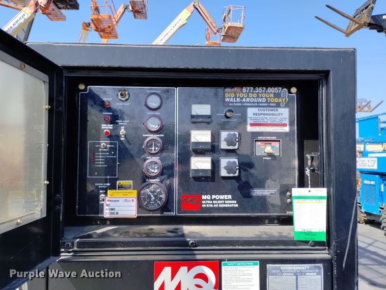 image for item EG9889 2011 Multiquip  DCA-45USI2 generator