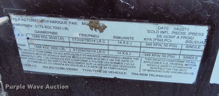 image for item EG9889 2011 Multiquip  DCA-45USI2 generator