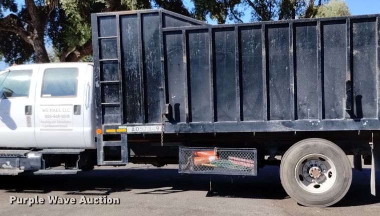 image for item EG9894 2008 Ford F650 Super Duty XL Crew Cab dump truck