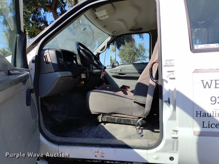 image for item EG9894 2008 Ford F650 Super Duty XL Crew Cab dump truck