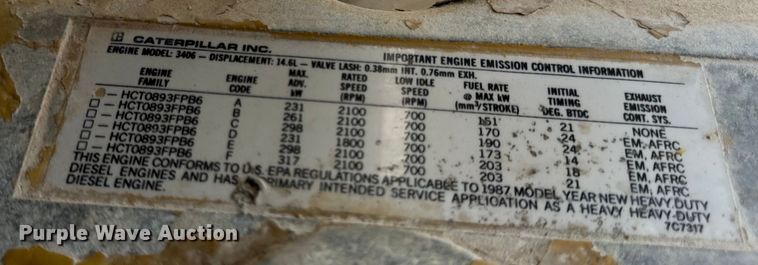image for item EH7050 1987 Freightliner  FLC water truck