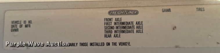 image for item EH7050 1987 Freightliner  FLC water truck