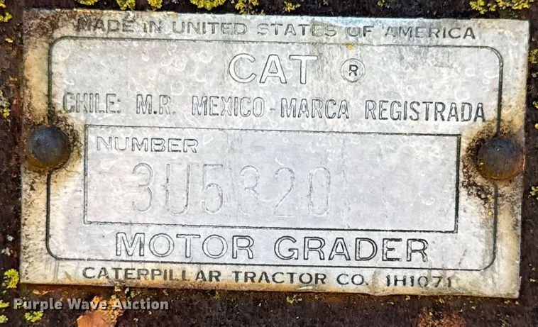 image for item EH7071 Caterpillar  rigid frame motor grader